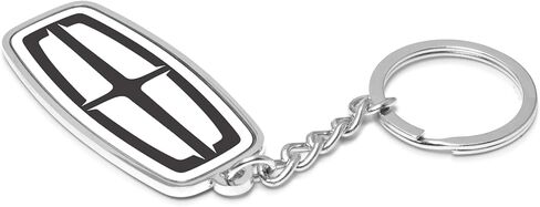 for Lincoln Logo Double Side 3D Die-Cut Metal Key Chain Key-Charm in Saudi Arabia