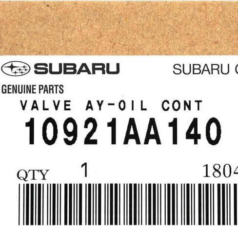 Subaru Genuine 10921AA140 Valve Assembly - Oil Control, 1 Pack in Kuwait