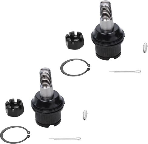 Detroit Axle - 4WD مفاصل الكرة الأمامية مقوملة التعادل لعام 2003-2013 دودج رام 2500 3500 ، 4 مفاصل الكرة العلوية والسفلية ، 2 من قضيب الربط الداخلي الخارجي الأيمن 2004 2005 2007 2007 2008 2010 2011 2012 البديل in Saudi Arabia