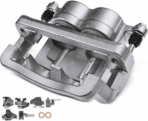 A-Premium Disc Brake Caliper Assembly with Bracket Compatible with Select Ford Models - F-350 Super Duty/F-450 Super Duty 2011-2012 - Front Left Driver Side in Saudi Arabia