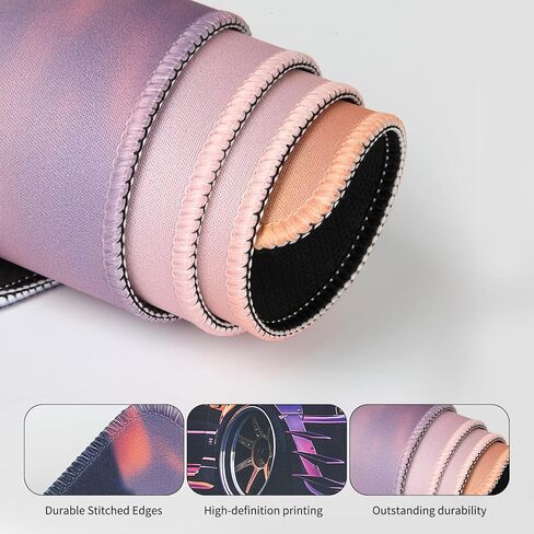 JDM Car R34 Large Mouse Pad Japanese Car Purple Sea Cool Desk Mat Computer Accessories Gaming Office Organizers Supplies Decor Essentials Keyboard Pads for Desk Rubber 30x60cm in Kuwait