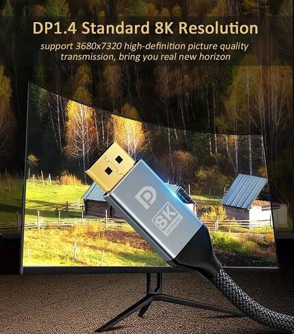 VGA to HDMI Cable 6FT with USB Power and Audio, 1080P@60Hz PC VGA Source Output to TV/Monitor with HDMI Connector, Male to Male for Computer Desktop Laptop Monitor Projector in Saudi Arabia