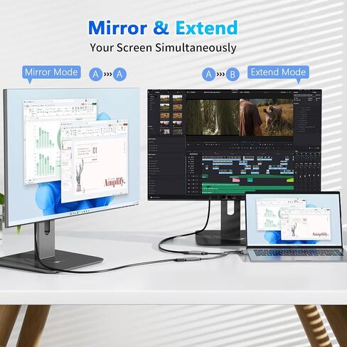محول USB إلى HDMI ، USB إلى HDMI Monitor Connector USB 3.0 ذكر إلى أنثى محول كبل الإخراج متعدد الأطراف 1080 بكسل للتلفزيون المكتبي للكمبيوتر المحمول ، Windows11/10/8.1/8.7/MacOS Black in Kuwait