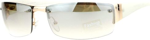 PASTL Half Rim Rimless Style Rectangular Sunglasses Unisex Classic Fashion UV 400 in Saudi Arabia