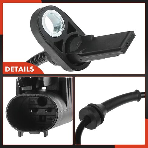 A-Premium ABS Wheel Speed Sensor Compatible with Land Rover Models - Range Rover 2013-2016, Range Rover Sport 2014-2016 - Rear Driver and Passenger Side, 2-PC Set, Replace# LR033457, 0265008752 in Saudi Arabia