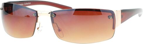 PASTL Half Rim Rimless Style Rectangular Sunglasses Unisex Classic Fashion UV 400 in Saudi Arabia
