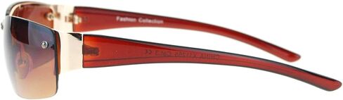 PASTL Half Rim Rimless Style Rectangular Sunglasses Unisex Classic Fashion UV 400 in Saudi Arabia
