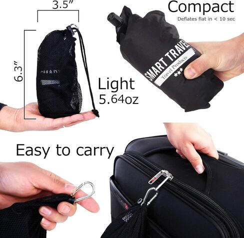 Smart Travel Travel Products Lumbar Pillow Inflatable Lumbar Support Pillow Travel Pillows for Airplane Long Flight Essential for Women Men Kids in Saudi Arabia