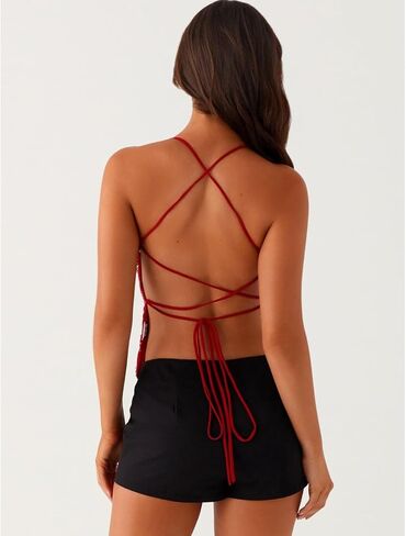 Women Strapless Floral Print Bandeau Tube Crop Top Y2k Fold Over Graphic Tube Tops Reversible Slim Fit Shirt Summer in Kuwait