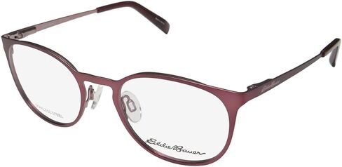 Eddie Bauer 32205 Womens/Ladies Oval Comple-Rim Full Revible Coyglasses/Eyewear (49-19-135 ، Wine) in Saudi Arabia