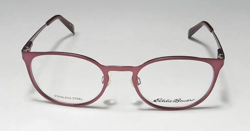 Eddie Bauer 32205 Womens/Ladies Oval Comple-Rim Full Revible Coyglasses/Eyewear (49-19-135 ، Wine) in Saudi Arabia