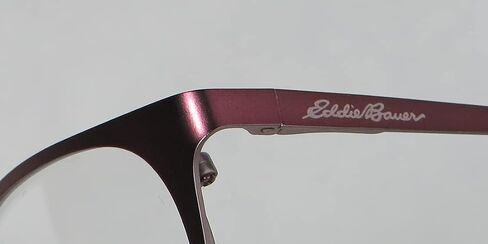Eddie Bauer 32205 Womens/Ladies Oval Comple-Rim Full Revible Coyglasses/Eyewear (49-19-135 ، Wine) in Saudi Arabia