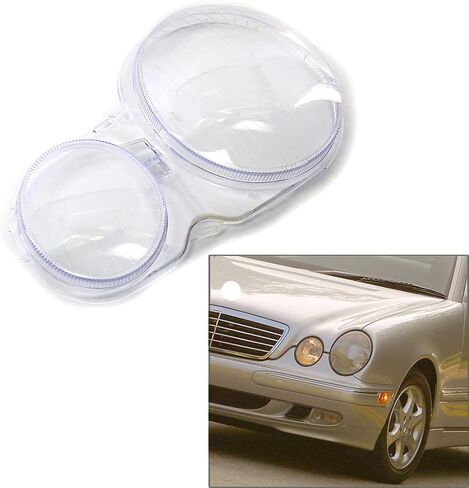 Chcury1 Headlight Lens Cover Head Lampshade A2108204961 Replacement Shell for Mercedes Benz E-Class W210 1996 1997 1998 1999 2000 2001 2002, Left Side in Saudi Arabia
