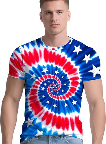 صبغة ربطة عنق الرجعية للرجال قمصان 70s الثمانينيات من القرن الماضي in Kuwait