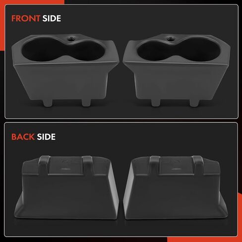 A-Premium Cup Holder متوافق مع RAM 1500 ، 2500 ، 3500 ، 4500 ، 5500 ، 2019-2024 ، لوحة الباب اليسرى واليسرى in Saudi Arabia