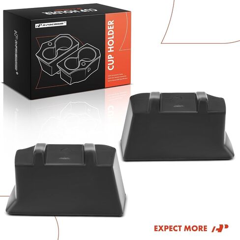 A-Premium Cup Holder متوافق مع RAM 1500 ، 2500 ، 3500 ، 4500 ، 5500 ، 2019-2024 ، لوحة الباب اليسرى واليسرى in Saudi Arabia