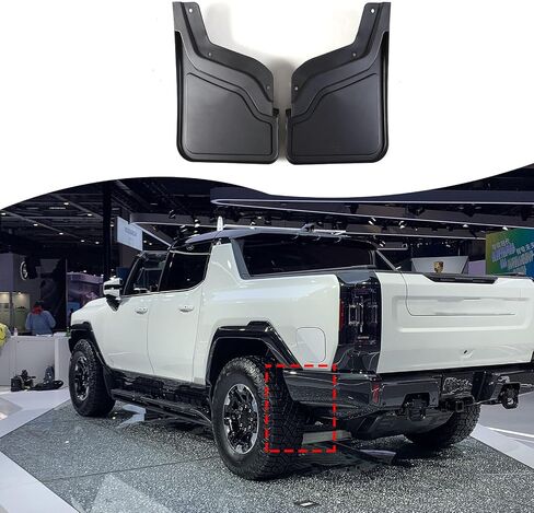 للاطلاع على إكسسوارات الالتقاط الهاممر EV اللوحات الطينية ، حراس Mudguards 2pcs ، واقي دفقة خلفية لا يوجد حفر مطلوب مع Hummer EV Pickup 2022 2023 2024 2025+ (ABS) in Saudi Arabia