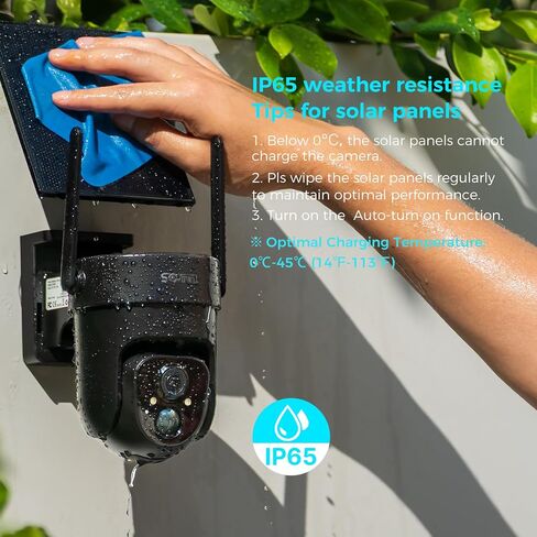 Vicohome 2CQ4 2K AI Solar Security Camera Wireless Outdoor ، Cam Camed Beathy Powered ، Vision Color Night ، صوت ثنائية ، اكتشاف الحركة ، سهلة الإعداد ، صفارات الإنذار المصباح المسموع 180 يومًا من سياسة التبادل in Kuwait
