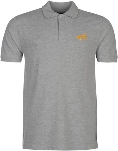 Polo Shirts for Men Gold Bee Embroidered Short Sleeve Mens Polo Shirts in Kuwait