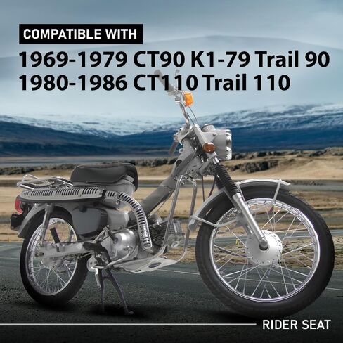 G-Plus مقعد المصنع الجديد متوافق مع Honda CT90 K1-79 Trail 90 1969-1979 ، Fit Honda CT110 Trail 110 1980-1986 in Saudi Arabia