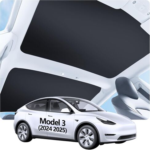 2026 Tesla Sunshade Roof Model y Juniper 2025 Roof Sunshade No Gap & Sagn Free Glass Model y in Kuwait