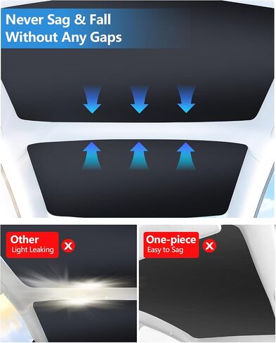 2026 Tesla Sunshade Roof Model y Juniper 2025 Roof Sunshade No Gap & Sagn Free Glass Model y in Kuwait