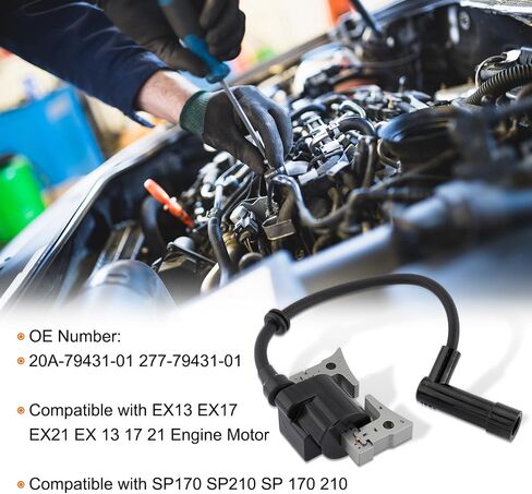 277-79431-01 Ignition Coil for Subaru Robin Ex13 Ex17 Ex21 Engine Motor SP170 SP210 SP 170 210 Replace 277-79431-11 20A-79431-01 277 79431 01 11 20A Z101 in Saudi Arabia