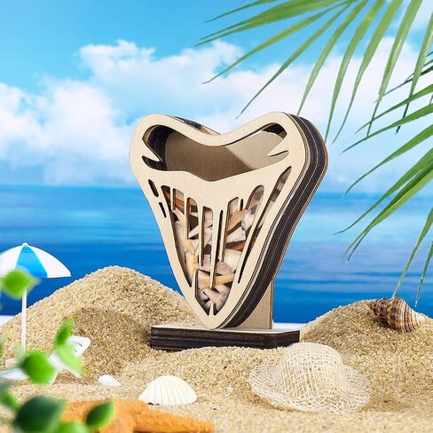 ph pandahall shark shark display case ، 4.2x3.5 inch shark shark shark shark box with window wood wood road in Saudi Arabia