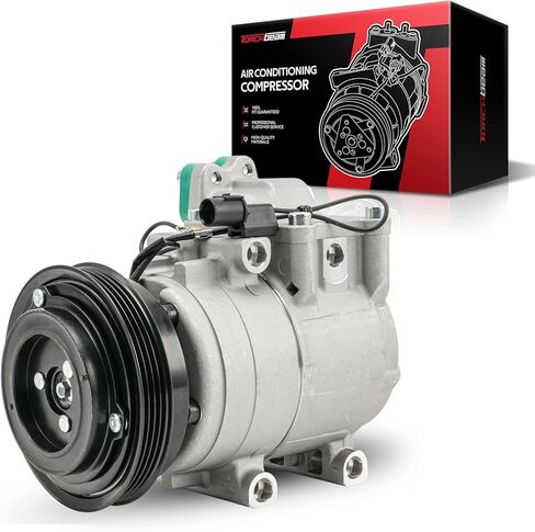 Torchbeam 78347 Automotive Air Air Conditioning AC ضاغط ملاءمة لـ Elantra 2001-2006 ، Tiburon 2003-2008 2.0L in Saudi Arabia