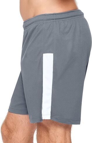 Expert Brand USA-Made Men's Oxymesh Dry Fit Premium Athletic Shorts with Briefs in Saudi Arabia