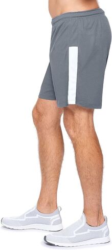 Expert Brand USA-Made Men's Oxymesh Dry Fit Premium Athletic Shorts with Briefs in Saudi Arabia