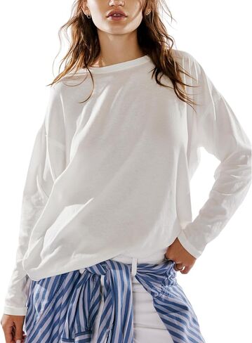 Free People Women's Nina Tee Long Sleeve in Kuwait