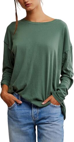Free People Women's Nina Tee Long Sleeve in Kuwait