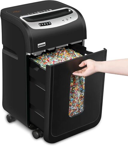 Paper Shredder Heavy Duty,VidaTeco 20-Sheet Cross Cut Shredder for Home Office Heavy Duty,Paper Shredder for Office with 60 Mins Running,Shred Card/CD,58 dB with 7.9-Gal Larger Bin, Auto Jam Proof in Saudi Arabia