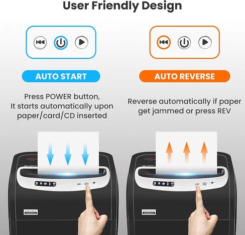 Paper Shredder Heavy Duty,VidaTeco 20-Sheet Cross Cut Shredder for Home Office Heavy Duty,Paper Shredder for Office with 60 Mins Running,Shred Card/CD,58 dB with 7.9-Gal Larger Bin, Auto Jam Proof in Saudi Arabia