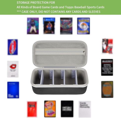 900+ Card Game Case Holder for Cards Against Humanity/for Magic The Gathering Board & Expansions/for CAH/for MTG/for Deck Box/for Yugioh/Football/Topps Sports Card/for Kids Against Maturity (Black) in Kuwait