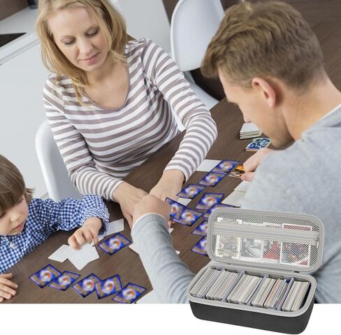 900+ Card Game Case Holder for Cards Against Humanity/for Magic The Gathering Board & Expansions/for CAH/for MTG/for Deck Box/for Yugioh/Football/Topps Sports Card/for Kids Against Maturity (Black) in Kuwait