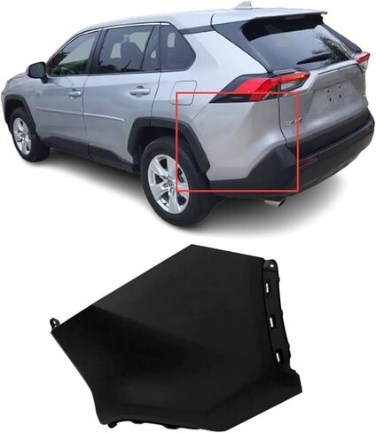 FitParts Compatible With Rear Bumper Cover Left Driver Side 2019-2023 Toyota RAV4 Canada Built LE XLE XSE SE Limited. New, Primed and Ready for Paint. 521620R906 in Saudi Arabia