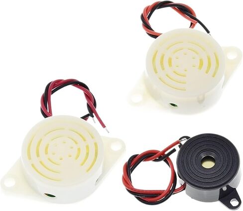 95DB Alarm High-Decibel 3-24V 12V Electronic Buzzer Beep Alarm Intermittent Continuous Beep SFM-27(SFM-20B) in Saudi Arabia