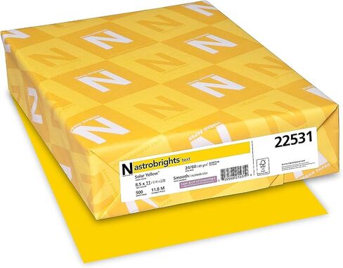 Neenah Paper 22551 Color Paper, 24lb, 8 1/2 x 11, Re-Entry Red, 500 Sheets in Saudi Arabia