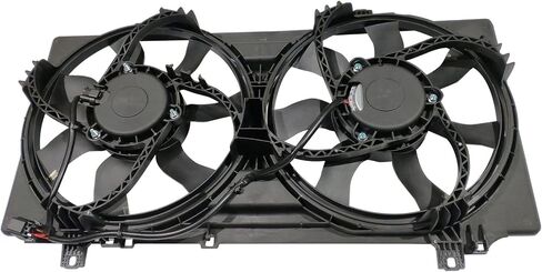 PartsFlow Radiator Cooling Fan Assembly for 2010 2011 Chevrolet Camaro 3.6L V6 92237366 in Saudi Arabia