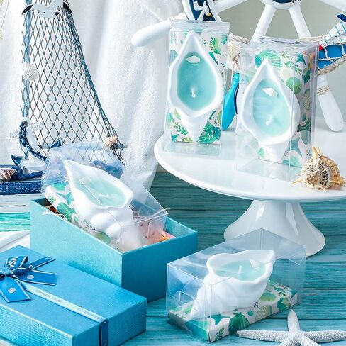 4 PCS Seashell Beach Candles المصنوعة يدويًا السلحفاة المعطرة الشموع in Saudi Arabia