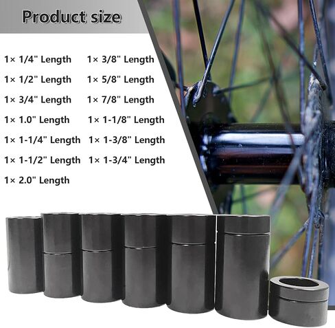 13pcs مجموعة فاصل محور العجلة I.D. 3/4 "(0.75 بوصة) O.D. 1-1/8" (1.125 بوصة) مناسبة لهارلي سبورتستر 883 in Saudi Arabia