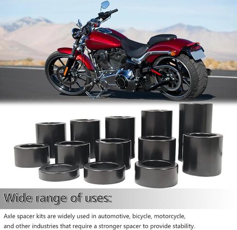 13pcs مجموعة فاصل محور العجلة I.D. 3/4 "(0.75 بوصة) O.D. 1-1/8" (1.125 بوصة) مناسبة لهارلي سبورتستر 883 in Saudi Arabia