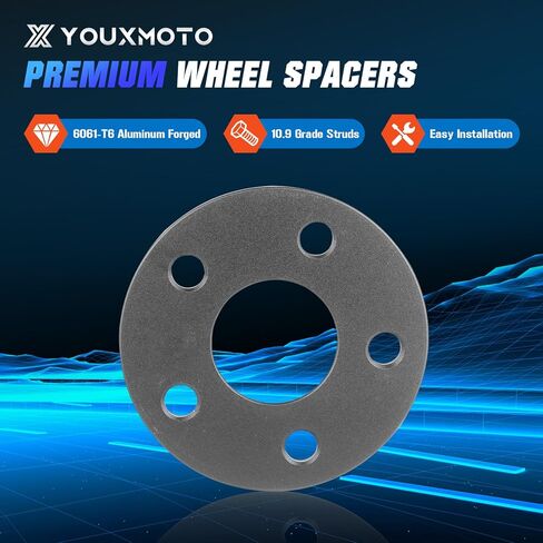 فواصل العجلات 6MMOTO 6MM 5x100 مناسبة لعام 1995-2022 Impreza ، 2005-2014 Outback ، 2013-2022 BRZ ، 1998-2022 Forester 56.1mm Center Bore in Saudi Arabia
