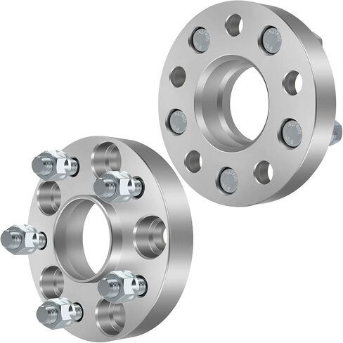 OCPTY 2Pc 25mm (1") 5x114.3 Hubcentric Wheel Spacers 5x4.5 to 5x4.5 64.1mm 12x1.5 Wheel Spacers fit for 2015-2017 for TLX 2006-2015 for Civic in Saudi Arabia