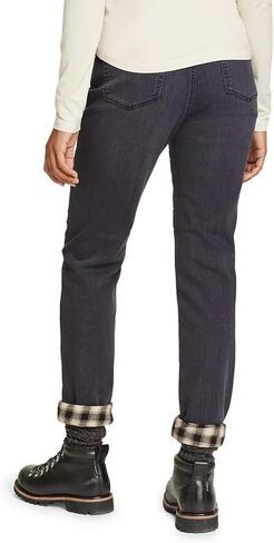 Eddie Bauer Women's Boyfriend Flannel-Lined Jeans in Saudi Arabia