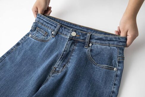 Leijijeans بالإضافة إلى حجم النساء للجينز مباشرة مناسبة جينز عالي التمدد in Kuwait