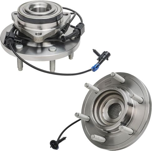 Detroit Axle-2 مراكز تحمل العجلات الأمامية لعام 2006-2010 Hummer H3 2009-2010 H3T ، محمل عجلة الزوج وتجميع المحاور بديل 2007 2008 2008 in Saudi Arabia