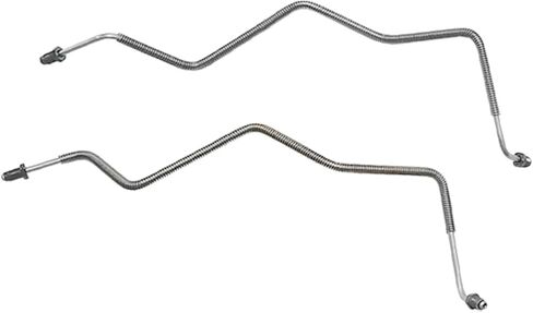 Inline Tube Compatible with 1996-05 Chevrolet Pontiac Cavalier Sunfire 3/16" Rear Wheel Cylinder Brake Lines 2pc, OE Steel in Saudi Arabia